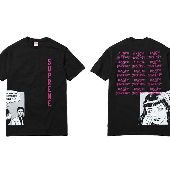 supreme skateboard t shirt